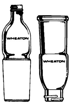 Wheaton Verbindungsadapter To male Clear-Seal joint, joint: ST/NS 19/22