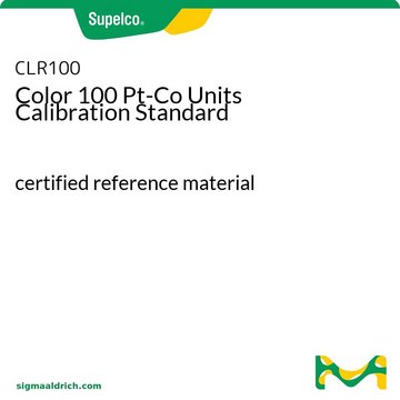 色 100 Pt-Co ユニット校正標準液 certified reference material