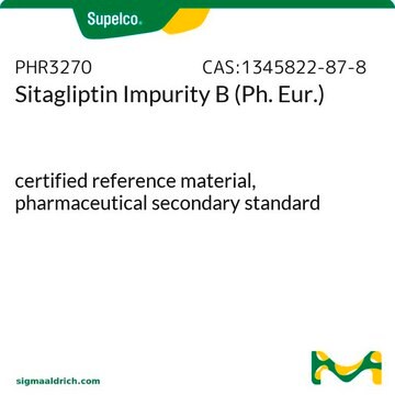 Sitagliptin Impurity B (Ph. Eur.) certified reference material, pharmaceutical secondary standard