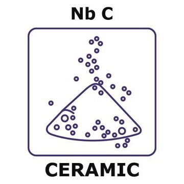 Niobium carbide powder, max. particle size 45 micron, weight 100&#160;g, purity 99%