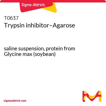 Trypsininhibitor–Agarose saline suspension, protein from Glycine max (soybean)