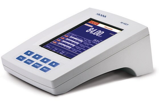 Hanna bench conductivity meter HI 4321 pH -2.0-20, accuracy: 0.1, resolution: 0.1, conductivity 0.000-9.999&#160;&#956;S/cm, accuracy: 1%, resolution: 0.001&#160;&#956;S/cm, temperature -20-120&#160;°C, accuracy: 0.2&#160;°C, resolution: 0.1&#160;°C