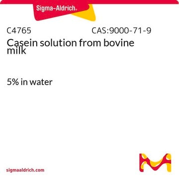 Casein solution from bovine milk 5% in water