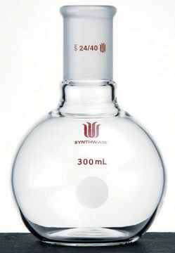 Synthware&#8482; single-neck flat-bottom flask capacity 250&#160;mL, joint: ST/NS 24/40