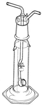 Pyrex&#174; gas-washing bottle with fritted disc capacity 125&#160;mL, stopper joint: ST/NS 40/50