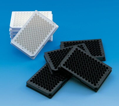 Nunclon&#174; MicroWell plates for automation 96 well (with lid), round bottom clear wells