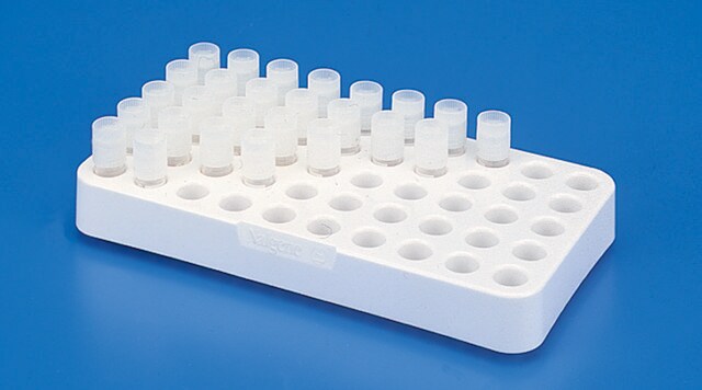 Nalgene&#174; 凍結保存バイアル用ラック Holds 50 vials in a 5 × 10 array