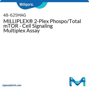 Saggio multiplex MILLIPLEX&#174; Phospo/Total mTOR 2-Plex per studi di segnalazione cellulare