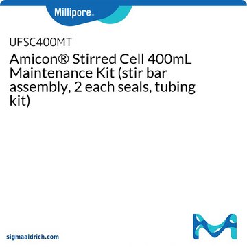 Kit de maintenance pour cellule à agitation Amicon&#174; 400&nbsp;ml, (ensemble de barreaux d'agitation, 2&nbsp;joints, kit de tubulure)