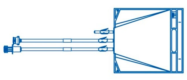 Mobius&#174;-Gold-2D-Gefrierbaugruppe mit Helium&nbsp;IT 5L PureFlex&#8482; filmwith Lynx&#174; S2S connectors