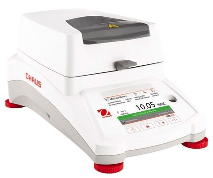 Ohaus&#174; MB120 Mositure Analyzer Model MB120, weighing capacity 120&#160;g, resolution: 0.001&#160;g, AC/DC input 210 - 2310 V, UK plug