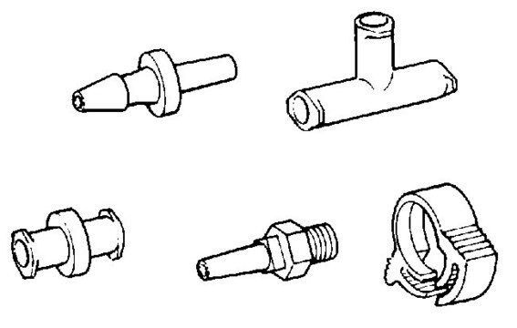 Aldrich&#174; Deluxe-Satz aus dem Luer-Verschraubungssortiment for use with small diameterflexible tubing and miniature valves, includes 188 fittings