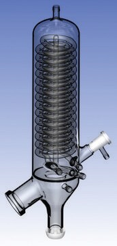 Aldrich&#174;ロータリーエバポレータコンデンサーコンプリート、"V"アセンブリ plastic-coated glass, fits Büchi&#174; models R-200/R-205 and R-114/R-144, includes 1 L receiving flask and clamp