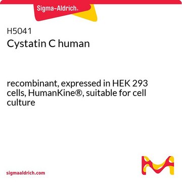 Cystatin C human recombinant, expressed in HEK 293 cells, HumanKine&#174;, suitable for cell culture