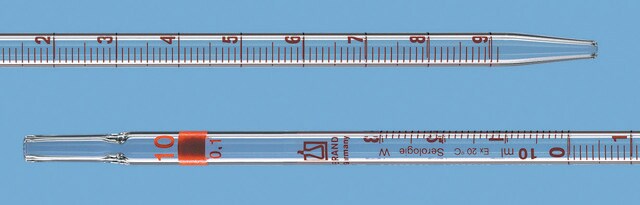 BRAND&#174;有刻度血清移液管 1 mL with 0.01 mL graduations, tip diam. 2&#160;mm