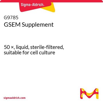 GSEM补充剂 50&#160;×, liquid, sterile-filtered, suitable for cell culture