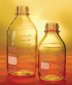 Duran&#174; graduated laboratory bottles, without caps capacity 250&#160;mL, clear glass