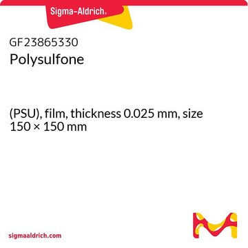 Polysulfone (PSU), film, thickness 0.025&#160;mm, size 150 × 150&#160;mm