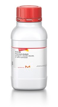 Álcool polivinílico average Mw 146,000-186,000, 87-89% hydrolyzed