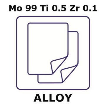 Molybdenum high temperature alloy tzm, Mo99Ti0.5Zr0.1 sheet, 100 x 100mm, 5.0mm thickness