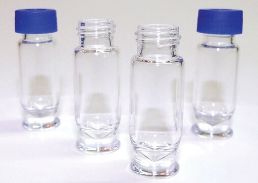 認定CD&#8482;バイアル（中央排出）キット、9 mmねじ式キャップ／セプタム、未組立て volume 1.5&#160;mL, clear glass vial, PTFE/silicone, pkg of 100&#160;ea