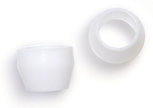 PTFE Packed Column Ferrule, 1/4 in. Column O.D. 1/4 in. O.D. Column