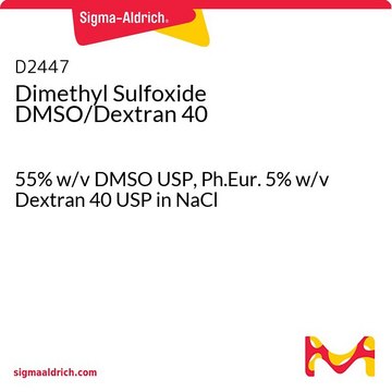 二甲基亚砜DMSO / Dextran 40 55% w/v DMSO USP, Ph.Eur. 5% w/v Dextran 40 USP in NaCl