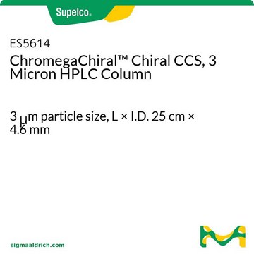 ChromegaChiral&#8482; Chiral CCS, 3 Micron HPLC Column 3&#160;&#956;m particle size, L × I.D. 25&#160;cm × 4.6&#160;mm