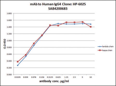 モノクロナール抗ヒトIgG4 マウス宿主抗体 clone HP-6025, purified from hybridoma cell culture