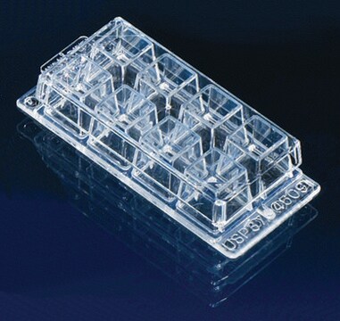 Nunc &#174; Lab-Tek &#174; II 腔室盖玻片 8 wells, polystyrene chambers, 1.5 borosilicate coverglass, 0.7 cm2/well, 96/cs