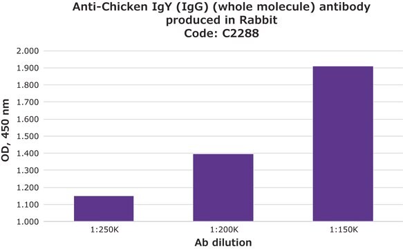 Anti-Huhn IgY (IgG) (Gesamtmolekül) affinity isolated antibody, buffered aqueous solution