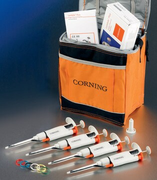 Corning&#174; Lambda&#174; Plus移液器入门套装 laboratory pipettor starter kit, w/ four Lambda Plus single-channel pipettors conveniently packaged w/ useful accessories, 1/cs