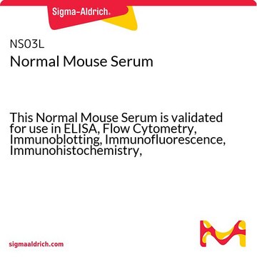 Normal Mouse Serum This Normal Mouse Serum is validated for use in ELISA, Flow Cytometry, Immunoblotting, Immunofluorescence, Immunohistochemistry, Immunoprecipitation for the detection of Mouse Serum.