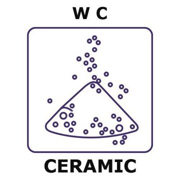 Tungsten carbide powder, 150 max. part. size (micron), weight 50&#160;g, min. particle size 45 micron