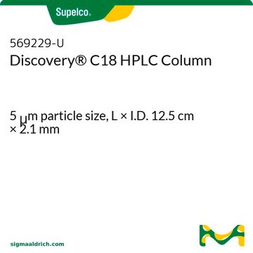 Columna para HPLC Discovery&#174; C18 5&#160;&#956;m particle size, L × I.D. 12.5&#160;cm × 2.1&#160;mm