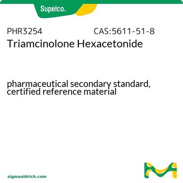 Triamcinolon-Hexacetonid pharmaceutical secondary standard, certified reference material