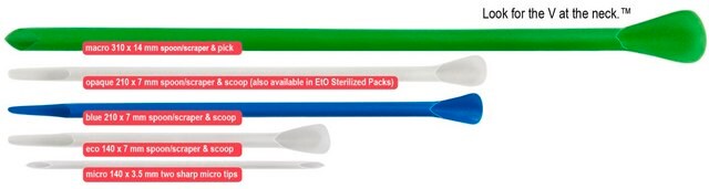 Disposable smartSpatula&#174; L 210&#160;mm, white, sterile, endotoxin free (non-pyrogenic)