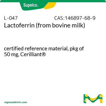 Lactoferrin (from bovine milk) certified reference material, pkg of 50&#160;mg, Cerilliant&#174;