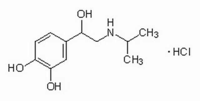 Isoproterenol, Hydrochlorid Phenethylamine derivative.