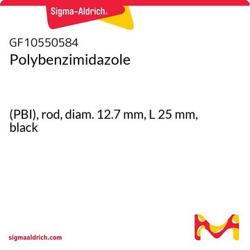 Polybenzimidazole (PBI), rod, diam. 12.7&#160;mm, L 25&#160;mm, black