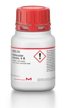 Molekularsiebe, 4&nbsp;Å powder, activated, &#8722;325&#160;mesh particle size