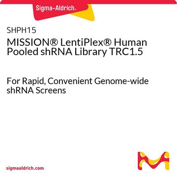 MISSION&#174; LentiPlex&#174; Human Pooled shRNA Library TRC1.5 For Rapid, Convenient Genome-wide shRNA Screens