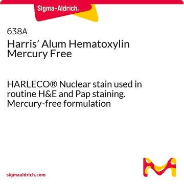 Harris&#8242; Alum Hematoxylin Mercury Free HARLECO&#174; Nuclear stain used in routine H&amp;E and Pap staining. Mercury-free formulation