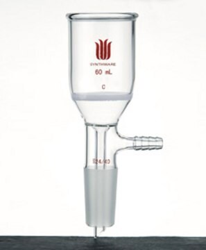 Synthware&#8482; Buchner funnel with inner joint 30 mL, joint: ST/NS 24/40, frit O.D. 30&#160;mm, porosity: medium