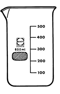 Duran&#174; beakers capacity 5&#160;mL, low form