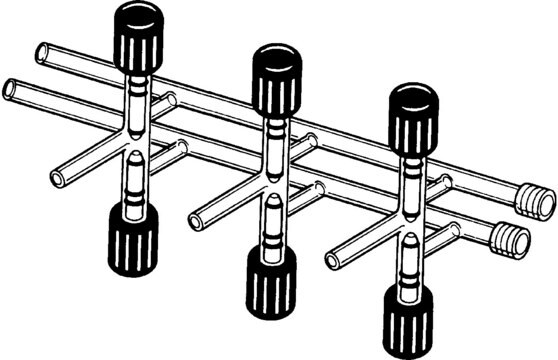 ACE Verteiler mit Gewindehähnen positions, 3