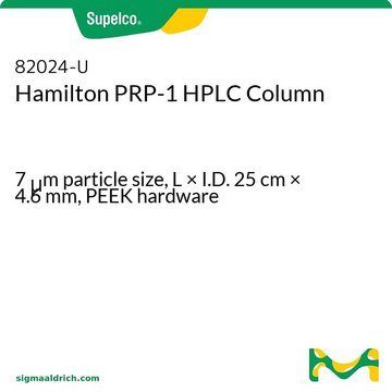 Hamilton PRP-1 HPLC Column 7&#160;&#956;m particle size, L × I.D. 25&#160;cm × 4.6&#160;mm, PEEK hardware