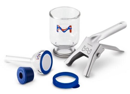 Millipore经典玻璃过滤架-套件 47 mm, PTFE-coated membrane support, 300 mL funnel