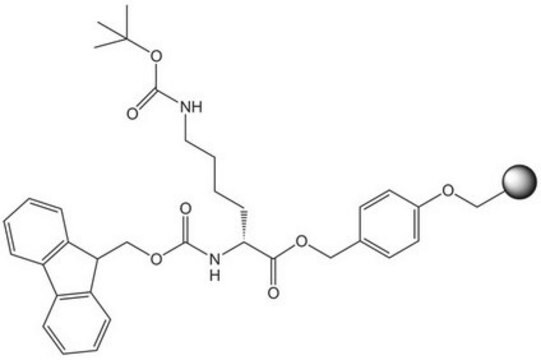 Fmoc-D-Lys(Boc)-Wang resin (100-200 mesh) Novabiochem&#174;