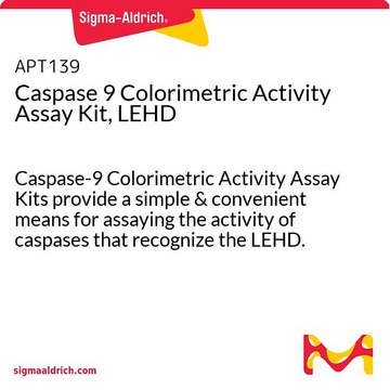 Caspase 9 Colorimetric Activity Assay Kit, LEHD Caspase-9 Colorimetric Activity Assay Kits provide a simple &amp; convenient means for assaying the activity of caspases that recognize the LEHD.